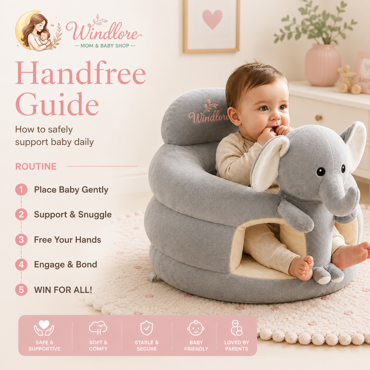 Windlore™ SitNest Baby Support Seat