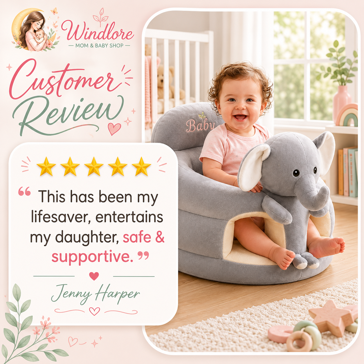 Windlore™ SitNest Baby Support Seat