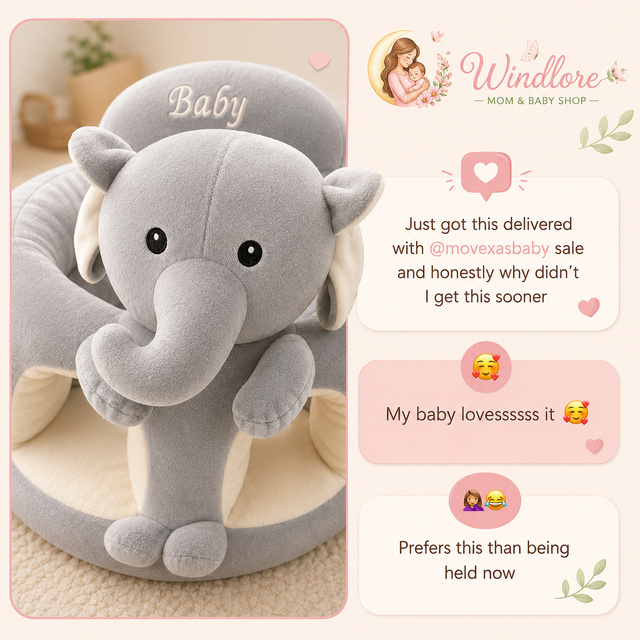 Windlore™ SitNest Baby Support Seat